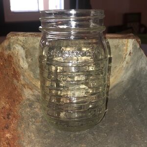 Longaberger glass jar